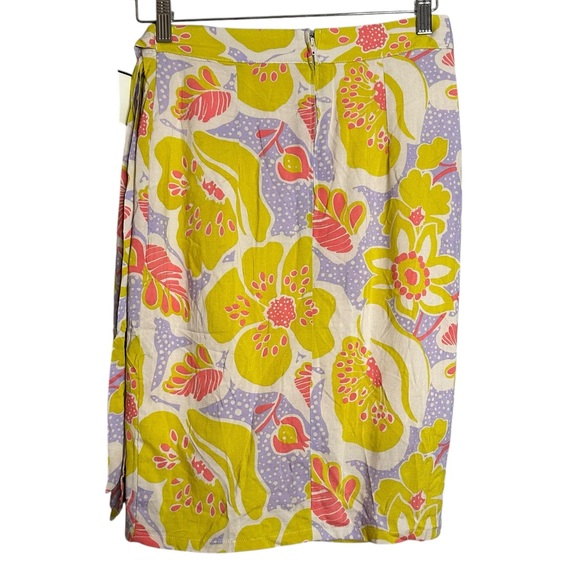 Modcloth Whole 'Lotta Loveliness Tropical Wrap Skirt Size S NEW - Picture 6 of 11